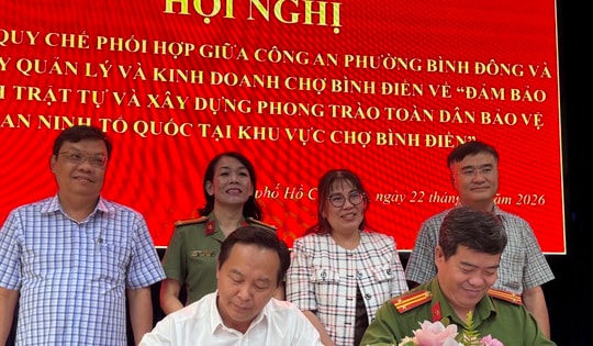 Sẵn sàng trấn áp tội phạm tại chợ Bình Điền, TP HCM