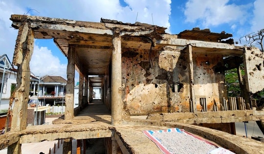 Cận cảnh di tích Trường Bồ Đề sau thời gian tu bổ, tôn tạo