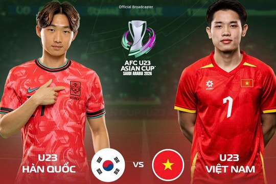 Xem trực tiếp U23 Việt Nam vs U23 Hàn Quốc hôm nay 23/1 trên kênh nào?