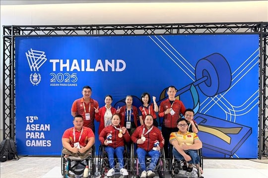 ASEAN Para Games 13: Cử tạ Việt Nam có thêm huy chương