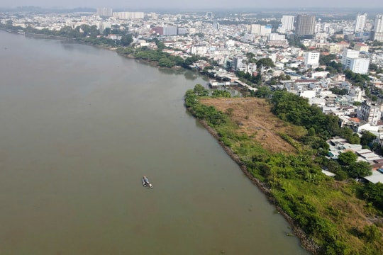 Hiện trạng dự án lấn sông Đồng Nai dài 1,3 km vừa bị bãi bỏ