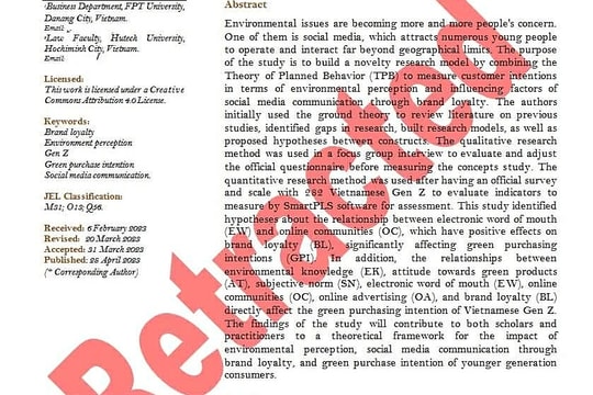 Giảng viên bị gỡ bài báo khoa học vì không ghi tên sinh viên