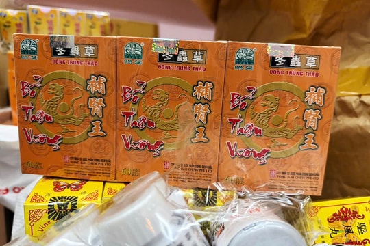 Đường dây sản xuất đông dược có chất cấm, gắn mác Singapore bị bắt