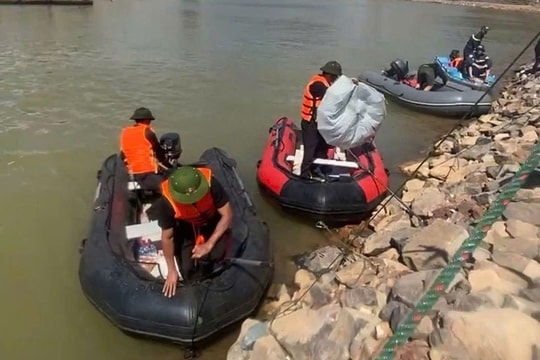 Tìm thấy thi thể cháu bé bị đuối nước trên sông Sê Pôn