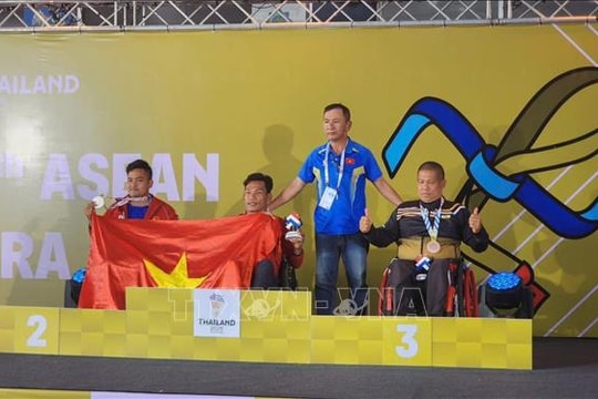 ASEAN Para Games 13: Điền kinh Việt Nam có thêm HCV môn Ném lao
