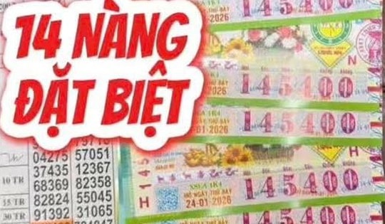 Giải độc đắc của vé số Long An đang "dậy sóng" ở An Giang
