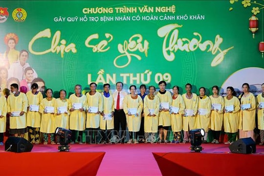 Hành trình 'Chia sẻ yêu thương' với bệnh nhân nghèo