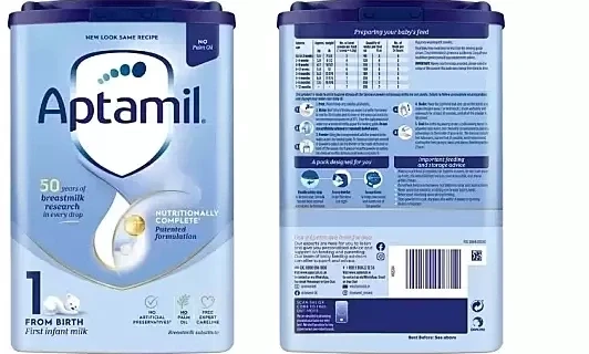 Bộ Y tế yêu cầu ngăn chặn lô sữa Aptamil nhiễm độc