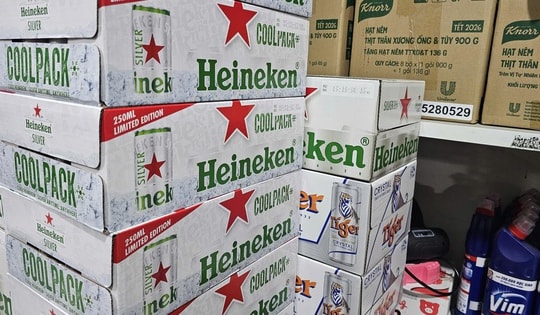 Giá bia Tết bắt đầu tăng, người bán ngại trữ hàng