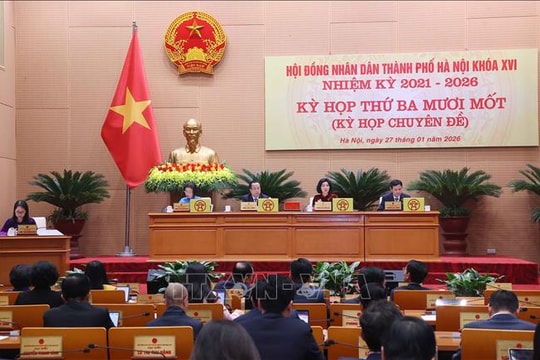 Thông qua Nghị quyết về Quy hoạch tổng thể Thủ đô với tầm nhìn 100 năm