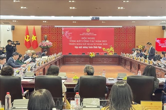 Ủy ban Văn hóa và Xã hội tổng kết công tác năm 2025, triển khai kế hoạch năm 2026