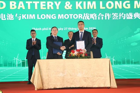 Huế động thổ xây dựng nhà máy sản xuất pin 130 triệu USD