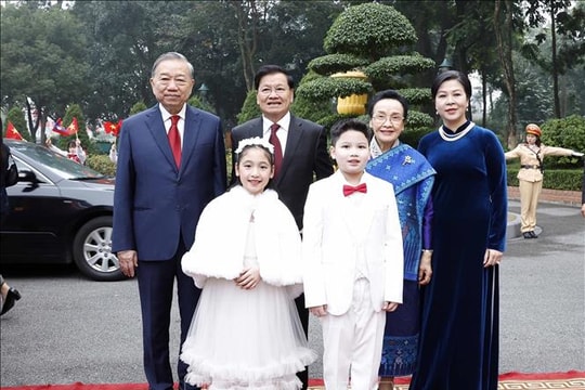 Tổng Bí thư, Chủ tịch nước Lào và Phu nhân rời Hà Nội, kết thúc chuyến thăm cấp Nhà nước đến Việt Nam