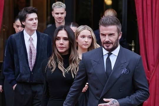 Gia đình Beckham lần đầu xuất hiện sau ồn ào rạn nứt