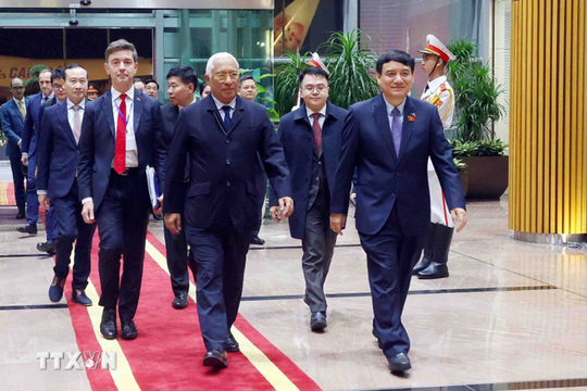 Chủ tịch Hội đồng châu Âu António Costa bắt đầu thăm chính thức Việt Nam