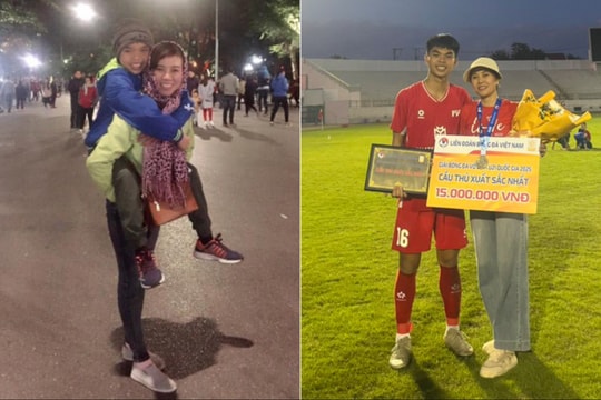 Em út U23 Việt Nam xúc động nhớ ngày mẹ ở trọ, làm thuê nuôi con học bóng đá