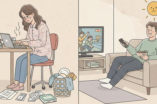 Mẹ kiệt sức vì bố vẫn về nhà ăn bám sau ly hôn