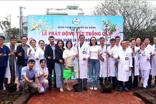 Tết trồng cây lan tỏa không gian xanh, tiếp sức tinh thần người bệnh ung thư