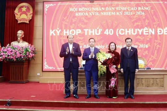 Phê chuẩn kết quả bầu chức vụ Phó Chủ tịch Ủy ban nhân dân tỉnh Cao Bằng