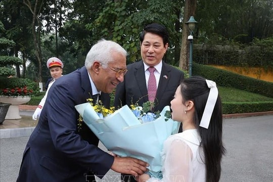 Chủ tịch nước Lương Cường chủ trì lễ đón chính thức Chủ tịch Hội đồng châu Âu