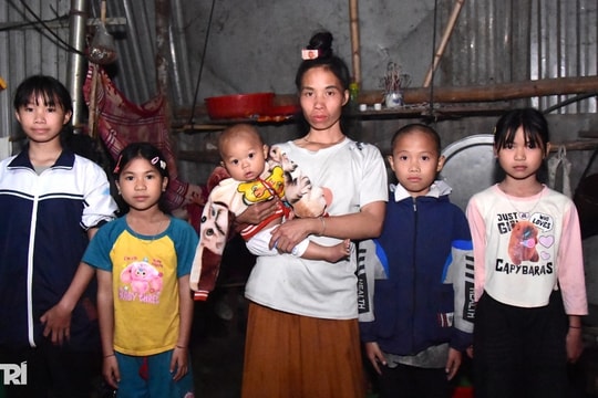 Vợ tâm thần, chồng cùng cực lo 6 con thơ đứt bữa