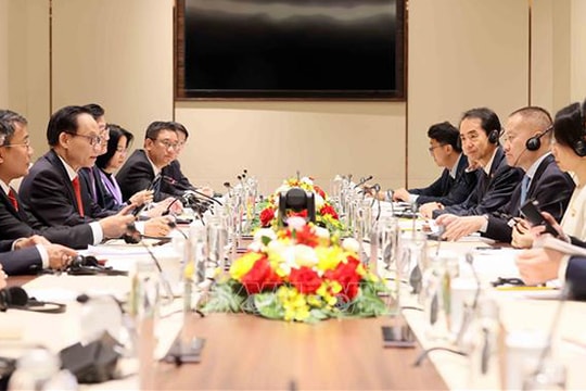 Đồng chí Lê Hoài Trung hội đàm với Đặc phái viên của Tổng Bí thư, Chủ tịch nước Trung Quốc