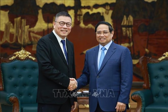 Thủ tướng Phạm Minh Chính tiếp Chủ tịch Tập đoàn Texhong (Trung Quốc)