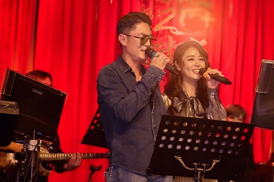 Lâm Tâm Như, Hoắc Kiến Hoa song ca