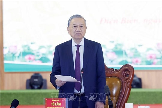 Tổng Bí thư Tô Lâm: Tiếp tục đoàn kết, quyết tâm hành động, xây dựng Điện Biên phát triển nhanh, bền vững hơn