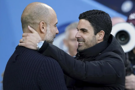 Arteta ví quan hệ với Guardiola như Nadal - Federer