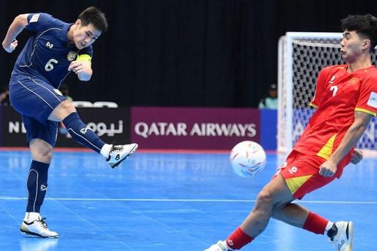 Việt Nam thua đau Thái Lan ở giải futsal châu Á