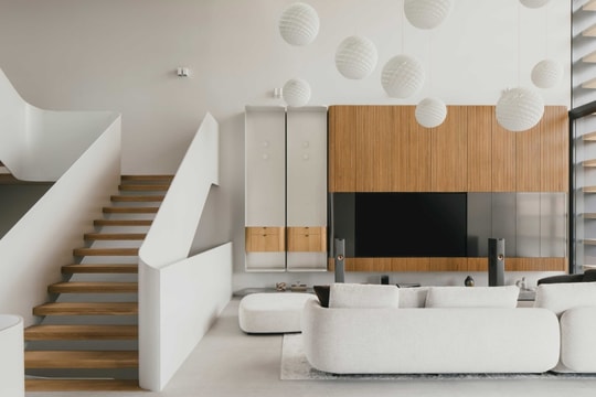 Biệt thự 600 m2 tạo chiều sâu bằng ánh sáng tự nhiên