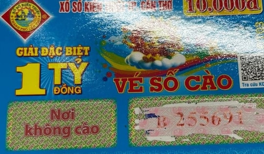 Lộ diện chủ nhân trúng độc đắc xổ số cào Cần Thơ đợt 3