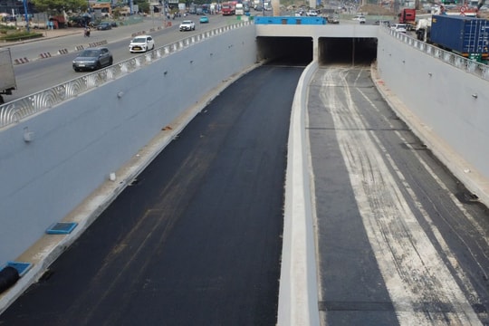 TP Hồ Chí Minh: Hầm chui nút giao An Phú kết nối cao tốc sẵn sàng thông xe