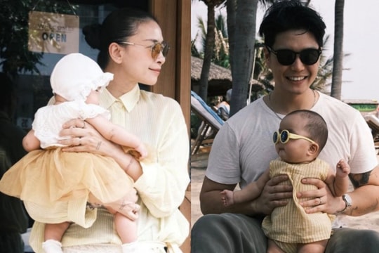 Ngô Thanh Vân, Huy Trần quấn quýt con gái