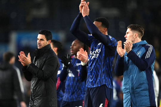 Arteta: 'Áp lực phải thắng mọi trận là động lực của Arsenal'