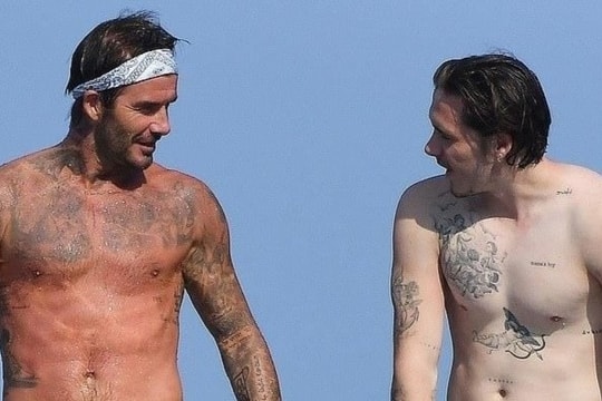 David Beckham 'chơi khăm' con trai?