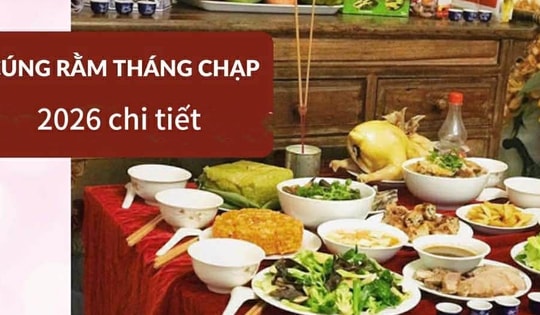 Văn khấn, mâm cúng Rằm tháng Chạp 2026 cầu bình an, tốt lành trước thềm năm mới