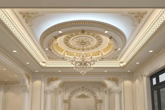 Những mẫu trần thạch cao phòng khách đẹp 2026