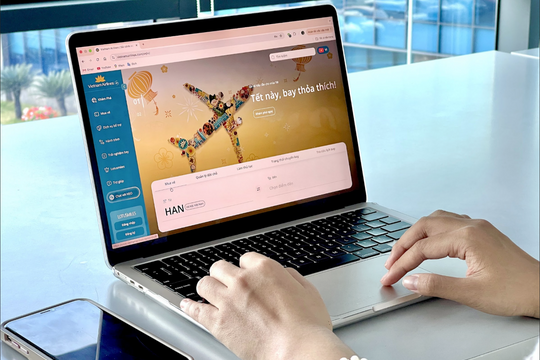 Vietnam Airlines khuyến nghị hành khách mua vé qua kênh chính thức dịp Tết Nguyên đán