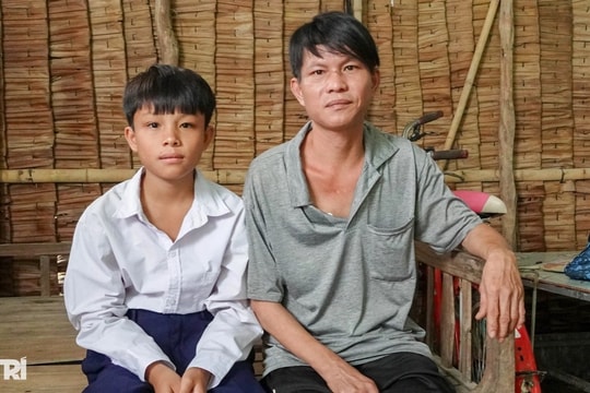 Người cha đơn thân bị tai biến suýt chết, ước mong con học hành nên người