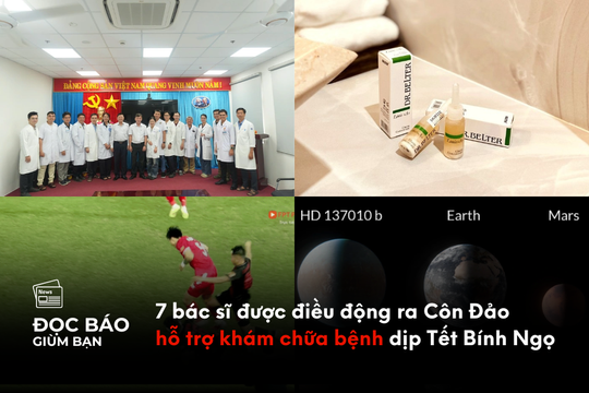 7 bác sĩ được điều động ra Côn Đảo hỗ trợ khám chữa bệnh dịp Tết Bính Ngọ