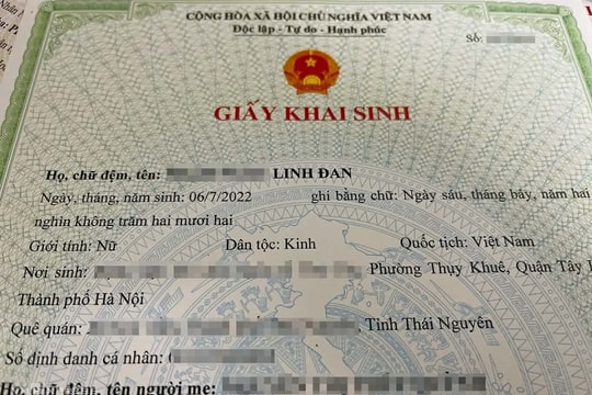 Đề xuất liên thông dữ liệu để tự động khai sinh, cha mẹ không cần nộp giấy tờ