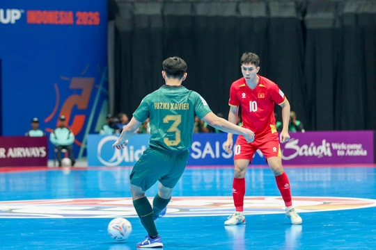 Kết quả Việt Nam vs Indonesia, tứ kết giải Futsal châu Á 2026 mới nhất