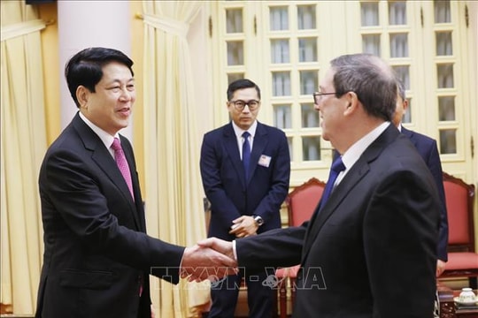 Chủ tịch nước tiếp Đặc phái viên Đảng, Nhà nước Cuba, Bộ trưởng Ngoại giao Cuba