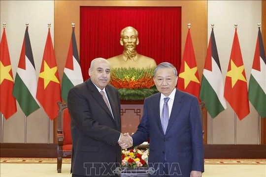 Tổng Bí thư Tô Lâm tiếp Chủ tịch Hạ viện Jordan