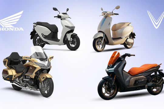 Honda và VinFast - cuộc đua mới thị trường xe máy Việt