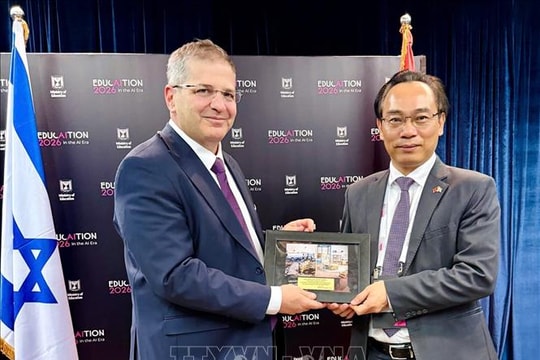Thúc đẩy hợp tác giáo dục, khoa học - công nghệ Việt Nam - Israel