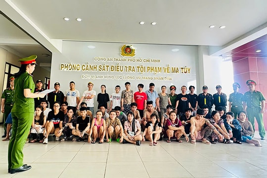 Công an TP Hồ Chí Minh triệt phá đường dây ma túy liên tỉnh, bắt giữ 36 đối tượng