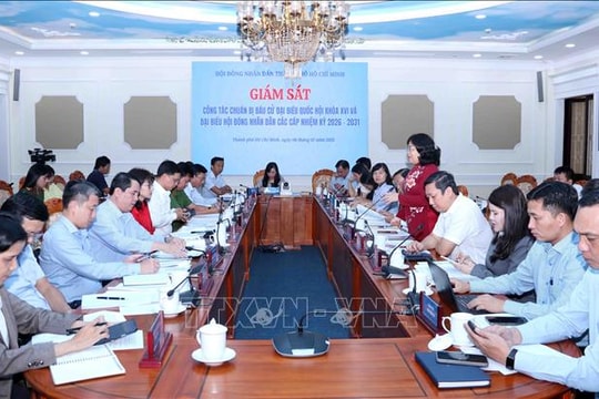 Giám sát công tác chuẩn bị và tổ chức bầu cử